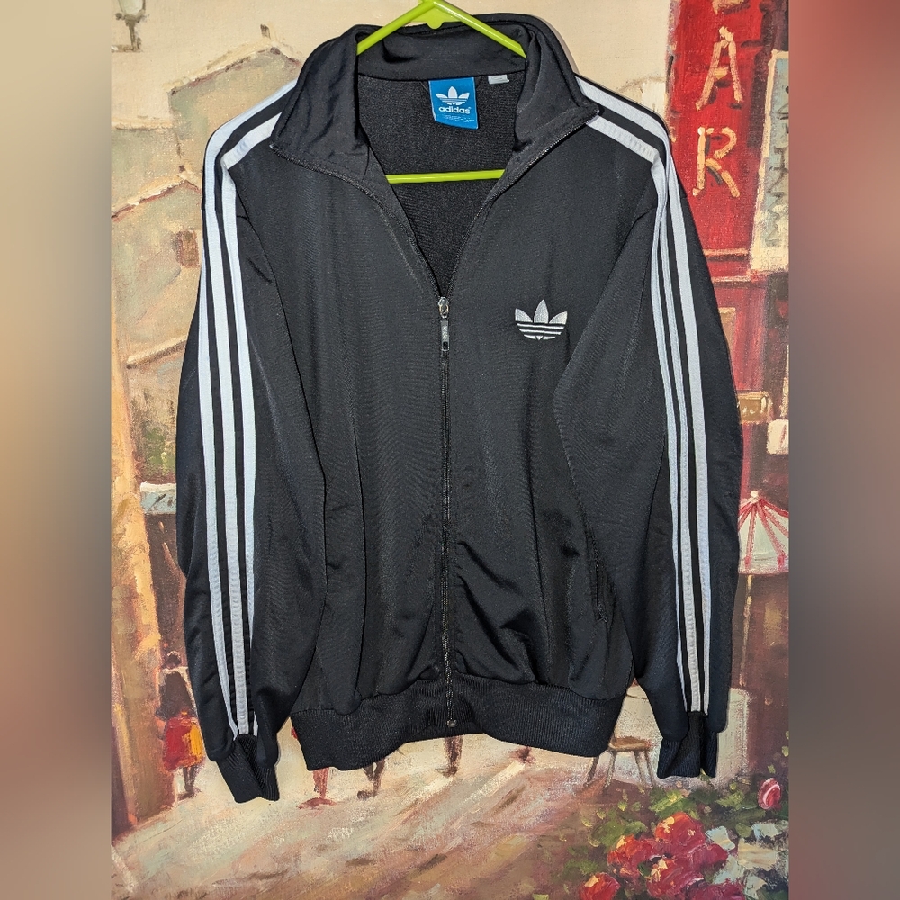 Vintage Adidas Three Stripe jacket